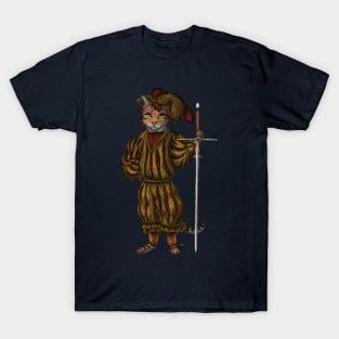 German Landsknecht Cat T-Shirt